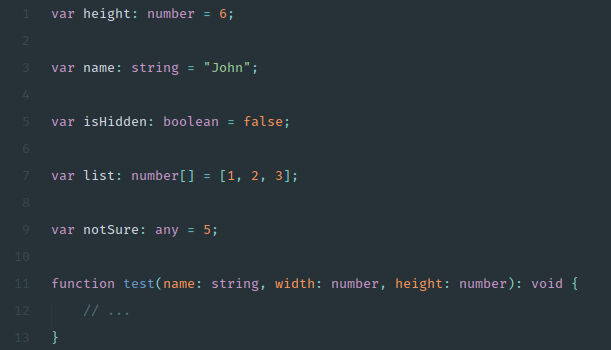 Basic data types