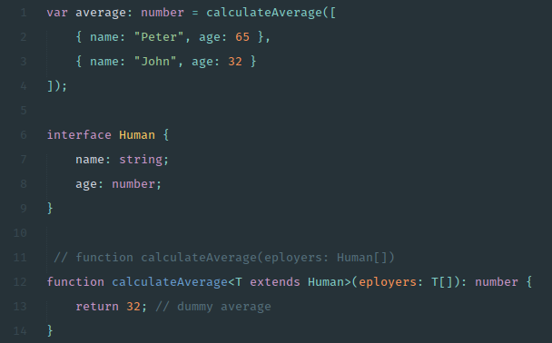 Generic Constraints